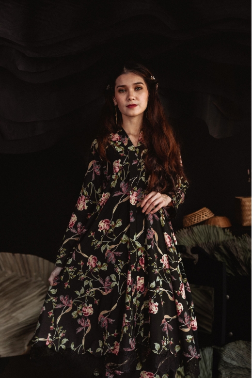 Embun Long Kebarung - Black